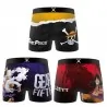 Lot de 3 Boxers Homme Microfibre "One Piece" (Lot boxers Homme) Freegun chez FrenchMarket