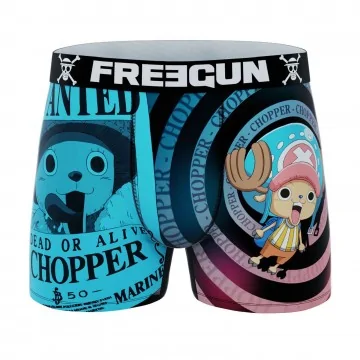 Boxer de una pieza de microfibra "Tony-Tony Chopper" para hombre (Calzoncillos para hombre) Freegun chez FrenchMarket