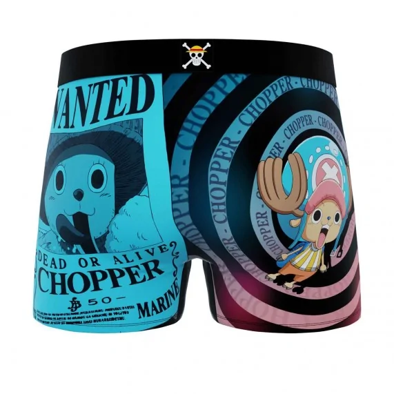Boxer de una pieza de microfibra "Tony-Tony Chopper" para hombre (Calzoncillos para hombre) Freegun chez FrenchMarket