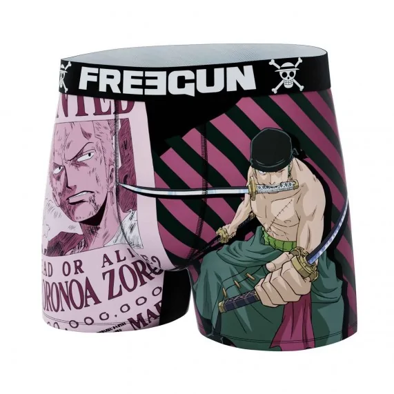 Boxer de una pieza de microfibra "Roronoa Zoro" para hombre (Calzoncillos para hombre) Freegun chez FrenchMarket