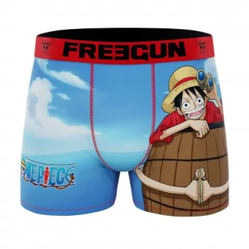 Boxer Mann Mikrofaser One Piece "Monkey D. Luffy" (Boxershorts Mann) Freegun auf FrenchMarket
