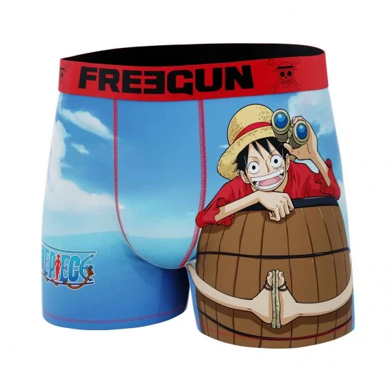 Boxer One Piece "Monkey D. Luffy" in microfibra per uomo (Boxer da uomo) Freegun chez FrenchMarket