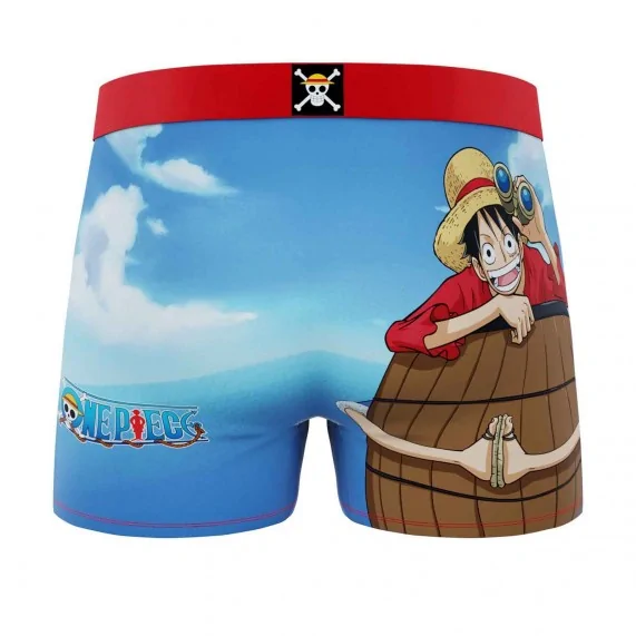Boxer One Piece "Monkey D. Luffy" in microfibra per uomo (Boxer da uomo) Freegun chez FrenchMarket