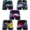 Set van 5 "Pixel" Microvezel Boxershorts voor mannen (Herenboxershorts) Freegun chez FrenchMarket