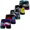 Lote de 5 calzoncillos bóxer de microfibra "Pixel" para hombre (Calzoncillos para hombre) Freegun chez FrenchMarket