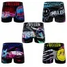Lote de 5 calzoncillos bóxer de microfibra "Pixel" para hombre (Calzoncillos para hombre) Freegun chez FrenchMarket