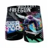 Set van 5 "Pixel" Microvezel Boxershorts voor mannen (Herenboxershorts) Freegun chez FrenchMarket