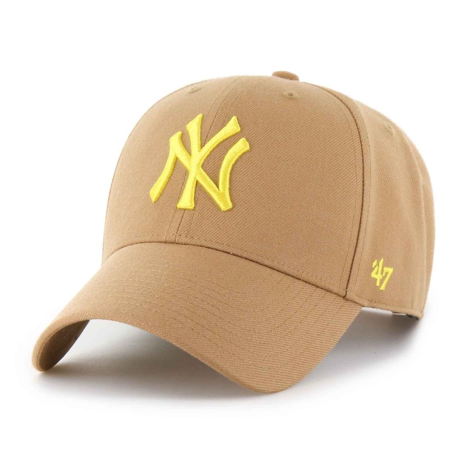 MLB New York Yankees MVP Cappello Snapback Camel (Cappellino) '47 Brand chez FrenchMarket