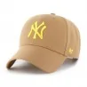 Casquette MLB New York Yankees MVP Snapback Camel (Casquettes) '47 Brand chez FrenchMarket