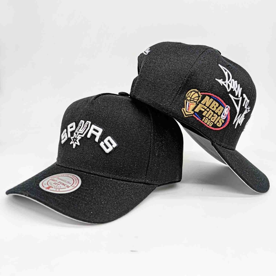 San Antonio Spurs NBA Snapback „Born To Win Pro“ Kappe (NBA-Kappe) Mitchell & Ness auf FrenchMarket