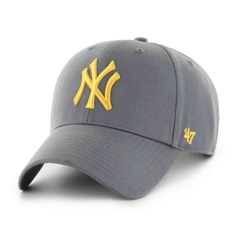 MLB New York Yankees MVP Snapback Cap Grigio (Berretto MLB) '47 Brand chez FrenchMarket