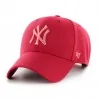 Casquette MLB New York Yankees MVP Snapback Rouge (Casquettes) '47 Brand chez FrenchMarket