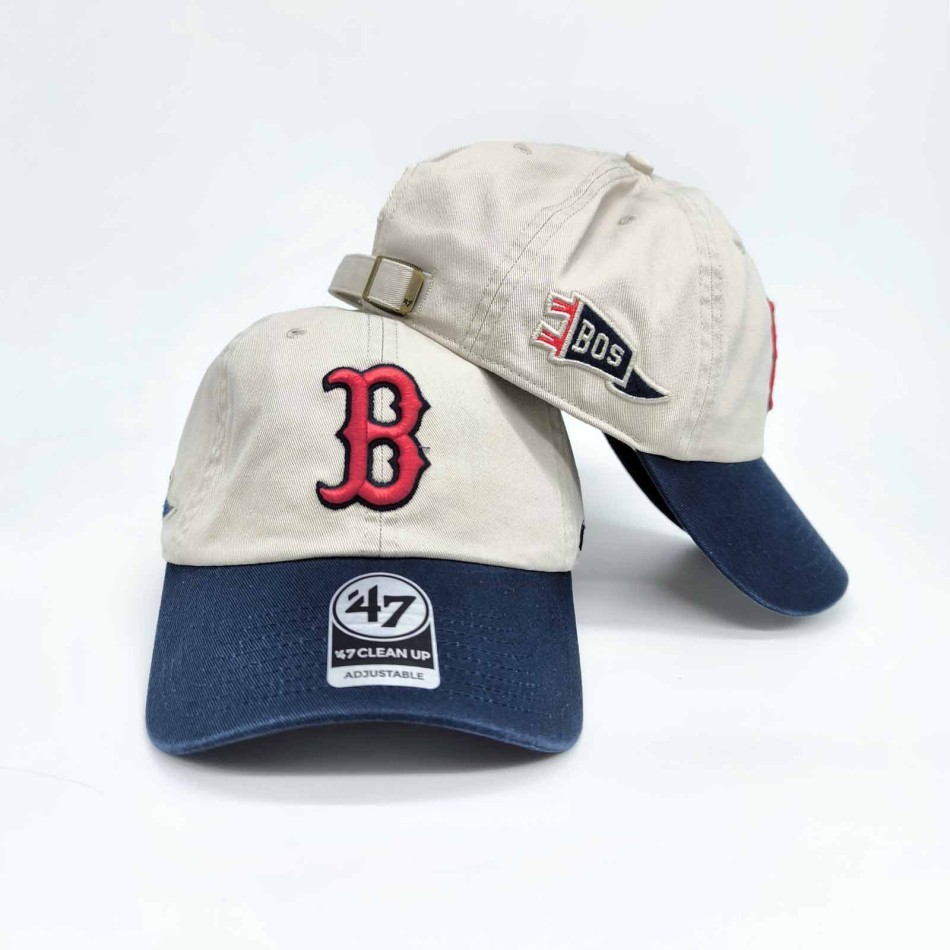 47 Brand Baseball Cap MLB Boston Red Sox Clean Up "Grand Stand
