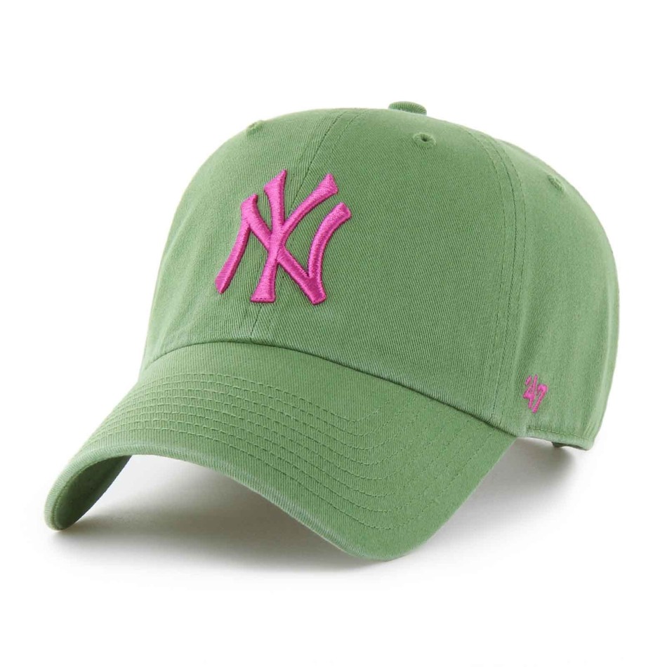 Casquette MLB New York Yankees "Clean Up" Vert (Casquettes) '47 Brand chez FrenchMarket
