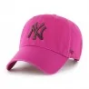 MLB New York Yankees "Clean Up" Cap Pink (Caps) '47 Brand on FrenchMarket