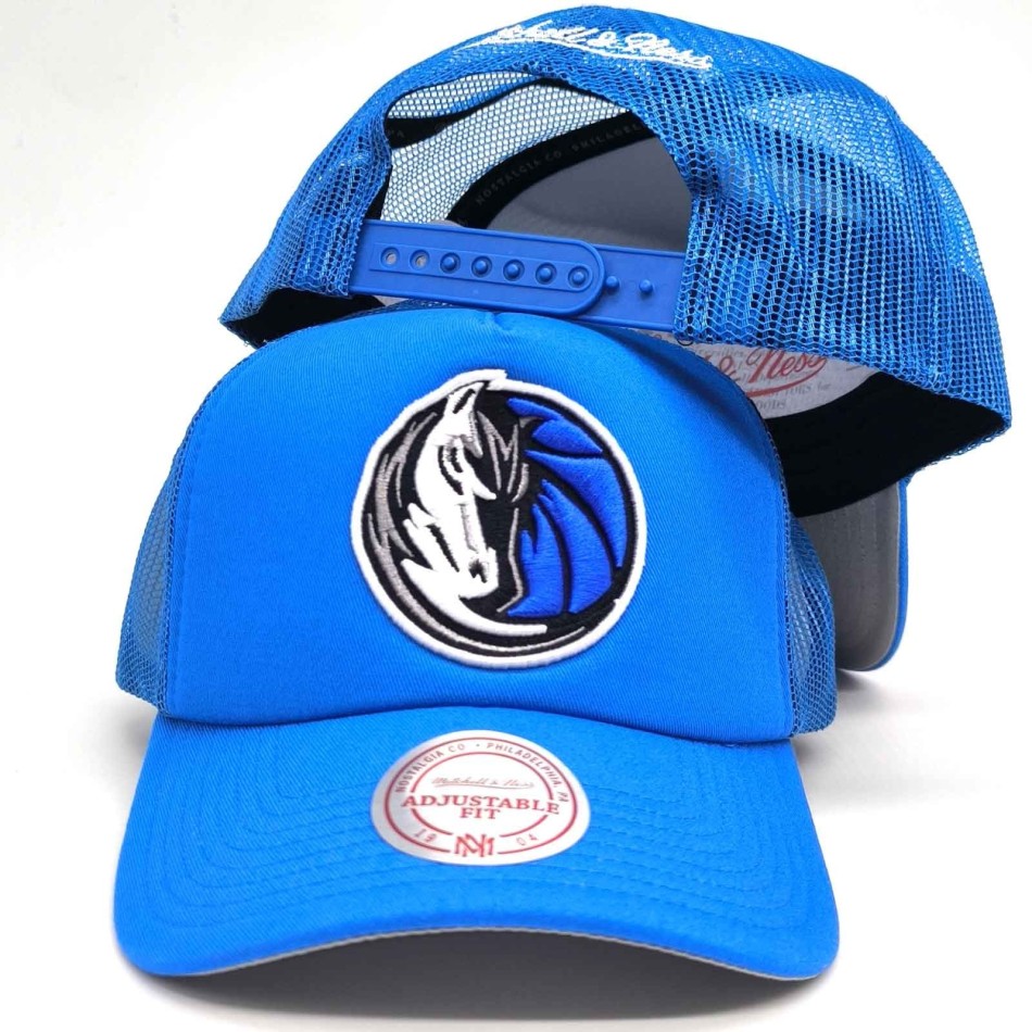 Gorra Evergreen Foam Trucker NBA Dallas Mavericks (Gorra de la NBA) Mitchell & Ness chez FrenchMarket
