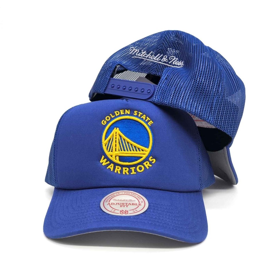 Cappello Trucker Evergreen in schiuma NBA Golden State Warriors (Cappello NBA) Mitchell & Ness chez FrenchMarket