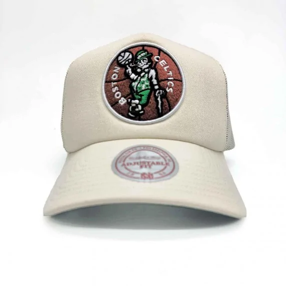Evergreen Foam Trucker Cap NBA Boston Celtics (NBA-pet) Mitchell & Ness chez FrenchMarket