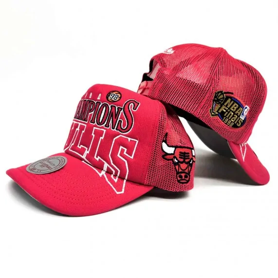 Casquette Big Champ Trucker NBA Chicago Bulls (NBA-pet) Mitchell & Ness chez FrenchMarket