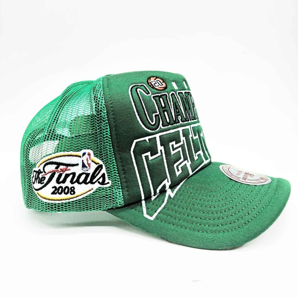 MITCHELL & NESS Boston Celtics "Big Champ NBA" Finals 2008 Foam Trucker Cap