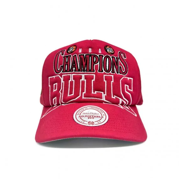Casquette Big Champ Trucker NBA Chicago Bulls (NBA-pet) Mitchell & Ness chez FrenchMarket