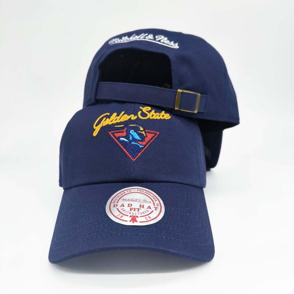 Cappellino da baseball Lay Low Golden State Warriors NBA (Cappello NBA) Mitchell & Ness chez FrenchMarket