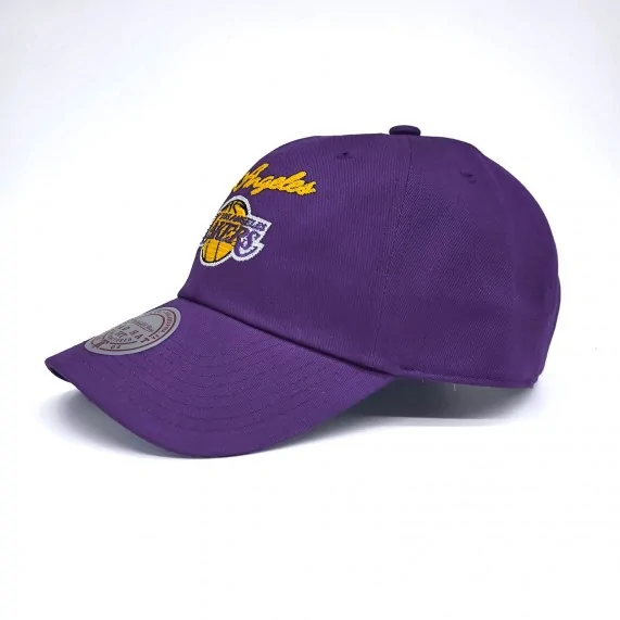 Casquette Baseball "Lay Low" Los Angeles Lakers NBA (NBA-pet) Mitchell & Ness chez FrenchMarket