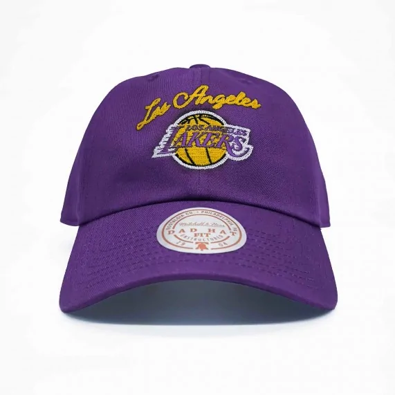 Casquette Baseball "Lay Low" Los Angeles Lakers NBA (NBA-pet) Mitchell & Ness chez FrenchMarket
