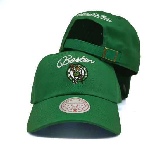 Casquette Baseball "Lay Low" Boston Celtics NBA (NBA-pet) Mitchell & Ness chez FrenchMarket