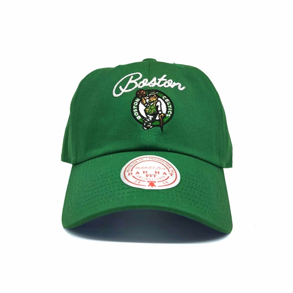 Cappellino Boston Celtics NBA "Lay Low (Cappello NBA) Mitchell & Ness chez FrenchMarket