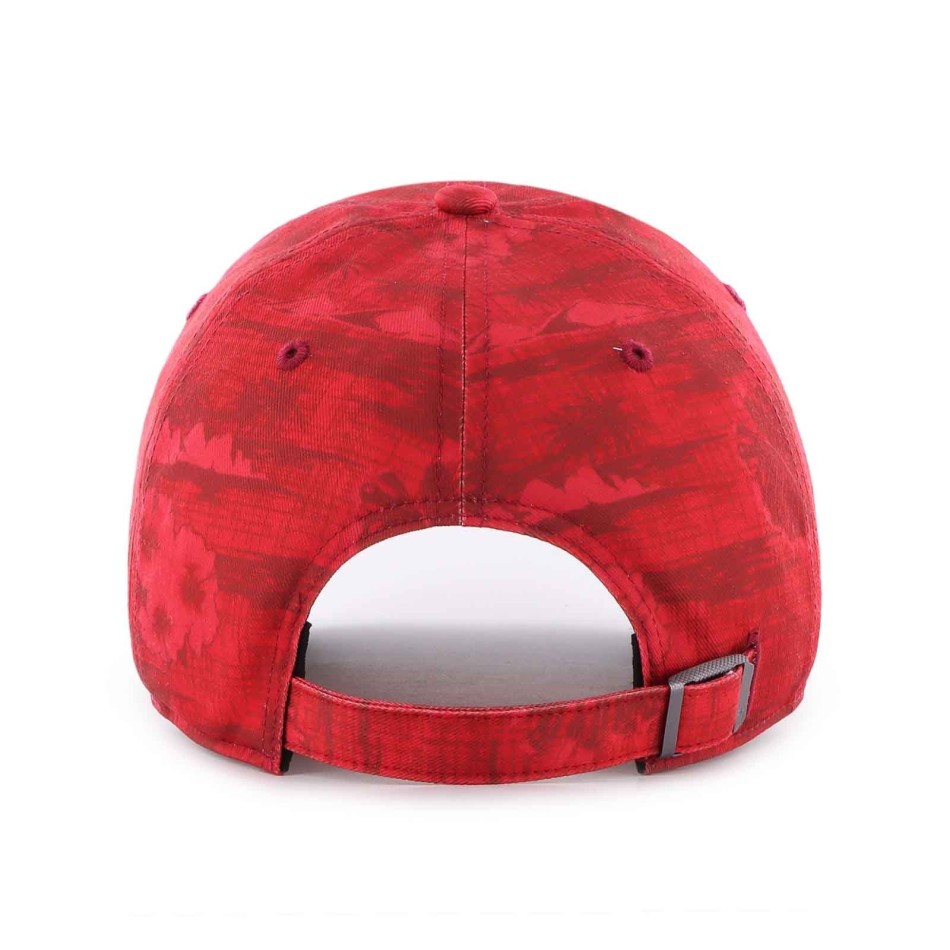 47 Brand Red Atlanta Braves Baseball Cap Clean Up "Fiji Alt