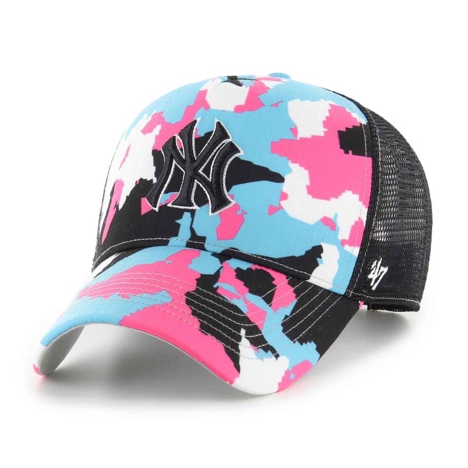 Cappello Trucker MLB NY Yankees "Digital Star Offside DT (Berretto MLB) '47 Brand chez FrenchMarket