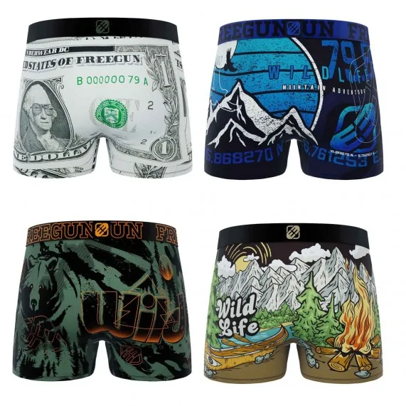 Set van 4 Sport & Life jongensboxers (Set jongensboxershorts) Freegun chez FrenchMarket Set van 4 Sport & Life jongensboxers (Set jongensboxershorts) Freegun chez FrenchMarket