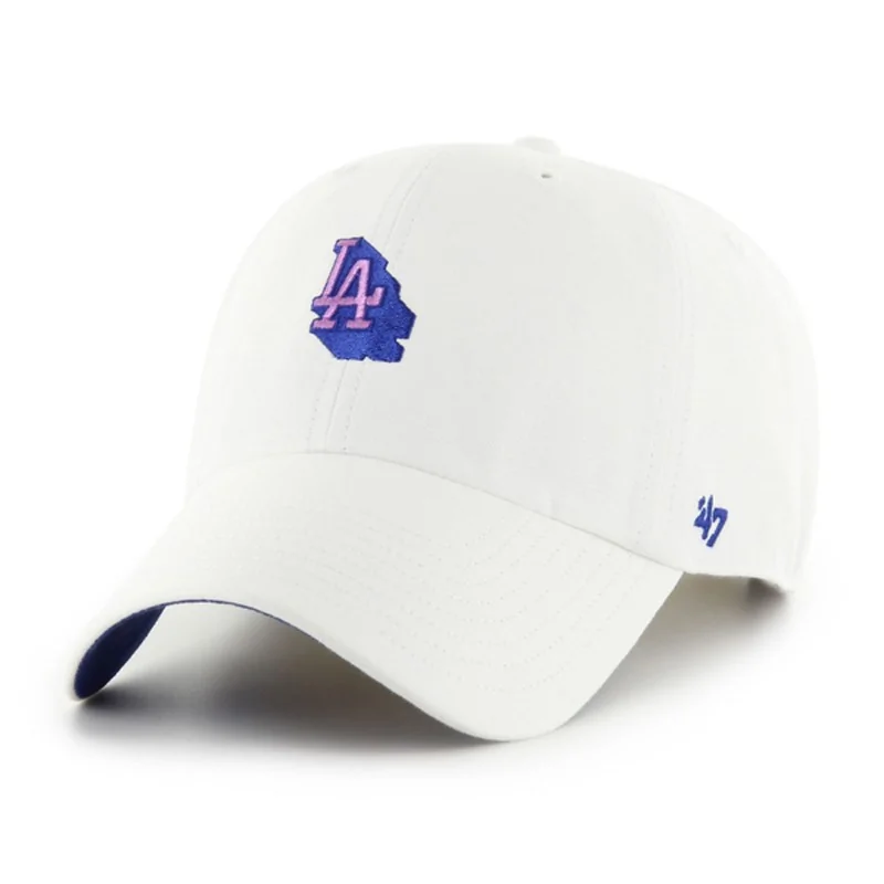 '47 Brand - Casquette MLB Clean Up "Chop Shop" Los Angeles Dodgers Blanc Taille Unique