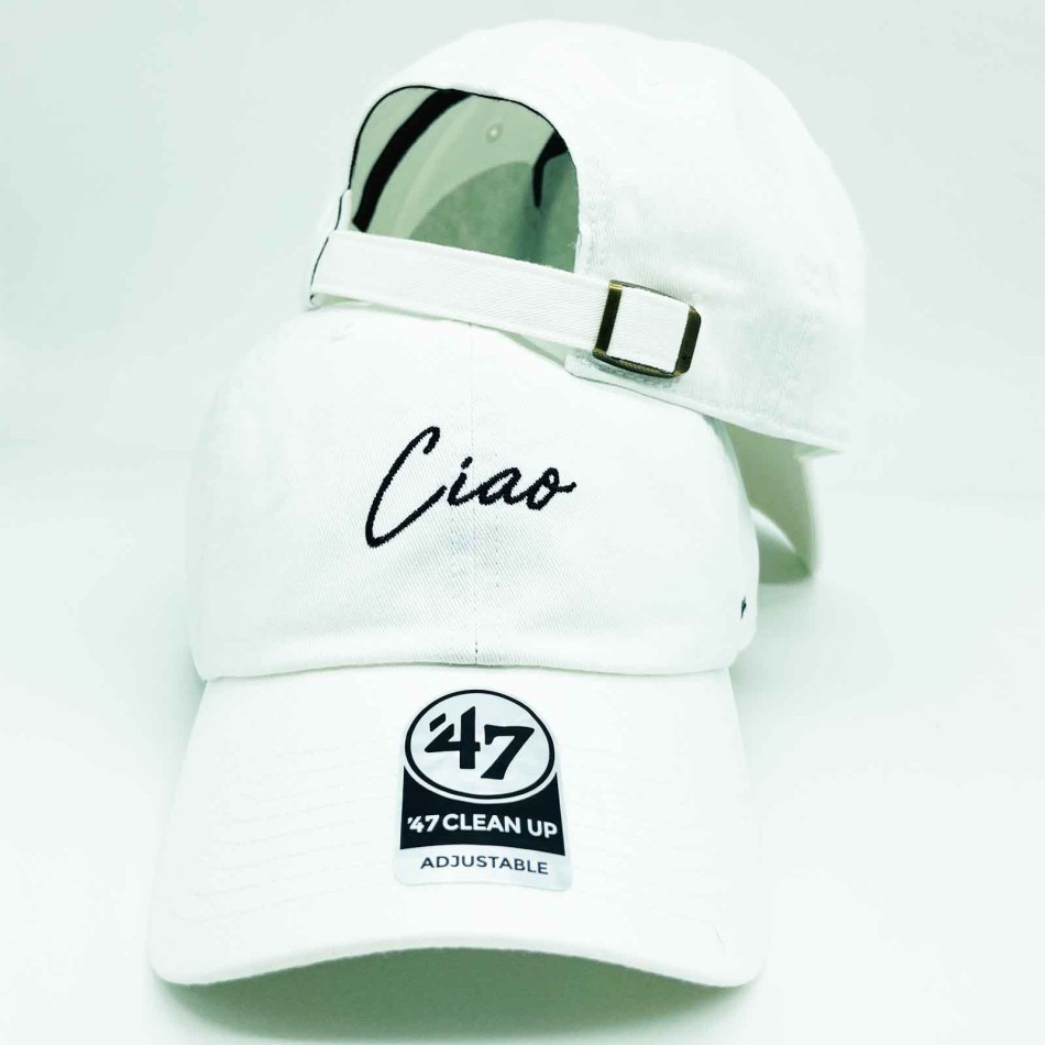 47 Basebollkeps för män eller kvinnor Base Runner "ICON PHRASE" Ciao