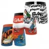 Set di 3 boxer in microfibra "GASTON LAGAFFE" da ragazzo (Confezione di boxer da ragazzo) Freegun chez FrenchMarket