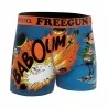 Set di 3 boxer in microfibra "GASTON LAGAFFE" da ragazzo (Confezione di boxer da ragazzo) Freegun chez FrenchMarket
