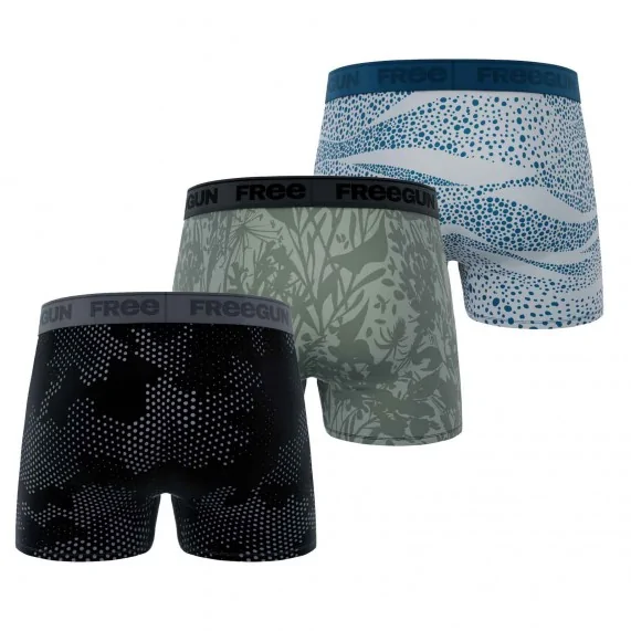 Set van 3 "Premium Signature Pablo" katoenen boxershorts voor mannen (Herenboxershorts) Freegun chez FrenchMarket Set van 3 "Premium Signature Pablo" katoenen boxershorts voor mannen (Herenboxershorts) Freegun chez FrenchMarket