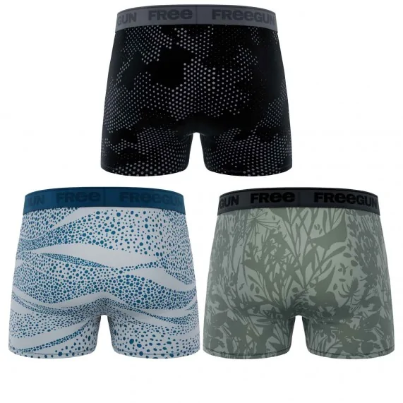 Set van 3 "Premium Signature Pablo" katoenen boxershorts voor mannen (Herenboxershorts) Freegun chez FrenchMarket Set van 3 "Premium Signature Pablo" katoenen boxershorts voor mannen (Herenboxershorts) Freegun chez FrenchMarket