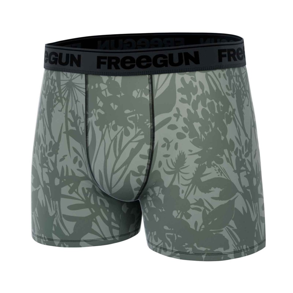 FREEGUN Set med 3 "Premium Signature Pablo" bomullsboxershorts för män