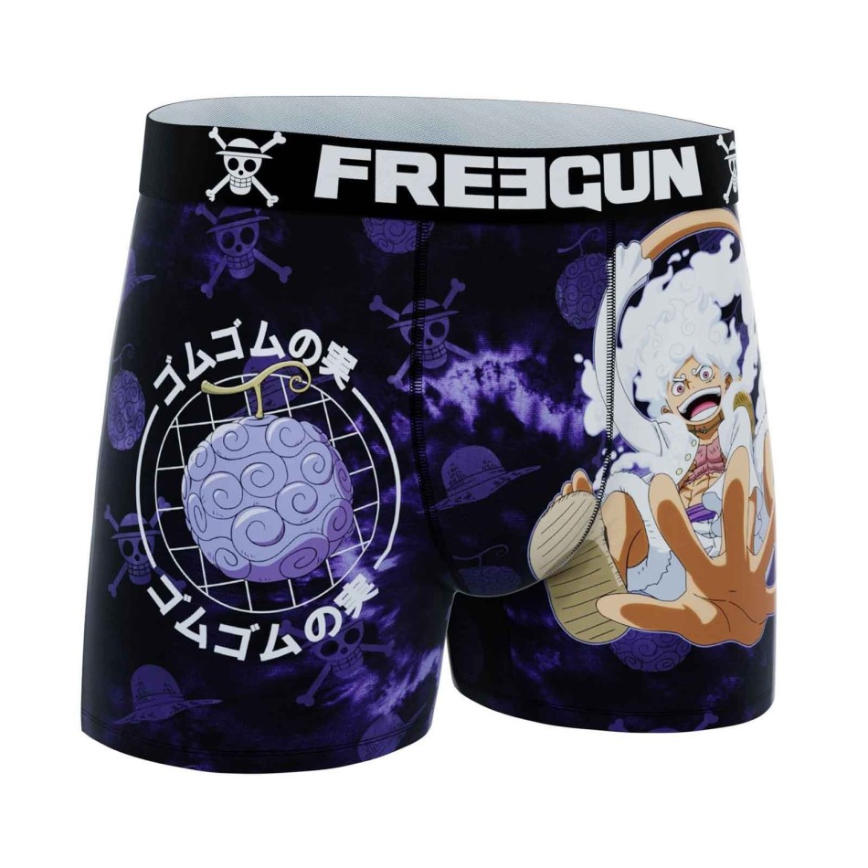 One Piece "Monkey D. Luffy" Microvezel Boxershort voor jongens (Boksers) Freegun chez FrenchMarket