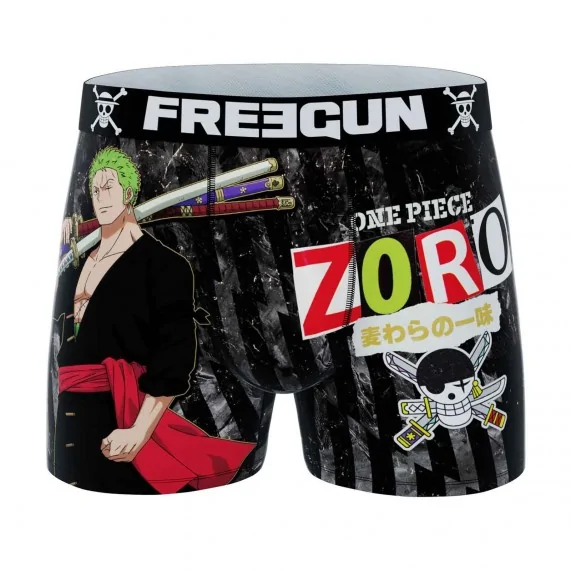 One Piece "Roronoa Zoro" Microvezel jongensboxershort (Boksers) Freegun chez FrenchMarket