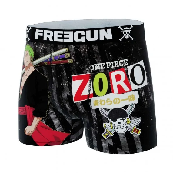 One Piece "Roronoa Zoro" Microvezel jongensboxershort (Boksers) Freegun chez FrenchMarket