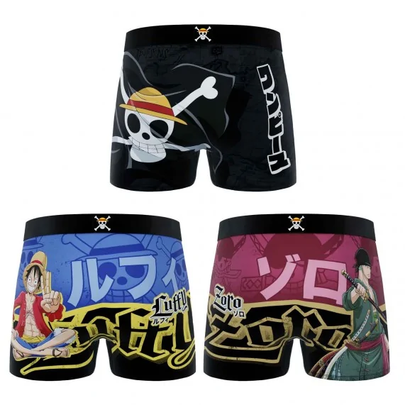 3er-Pack Boxershorts, Jungen, Mikrofaser "One Piece (Boy's Boxershorts Pack) Freegun auf FrenchMarket 3er-Pack Boxershorts, Jungen, Mikrofaser "One Piece (Boy's Boxershorts Pack) Freegun auf FrenchMarket