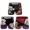 Lot de 3 Boxers Garçon Microfibre "One Piece" (Lot boxers Garçon) Freegun chez FrenchMarket