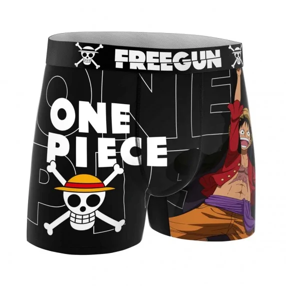 Lot de 3 Boxers Garçon Microfibre "One Piece" (Lot boxers Garçon) Freegun chez FrenchMarket