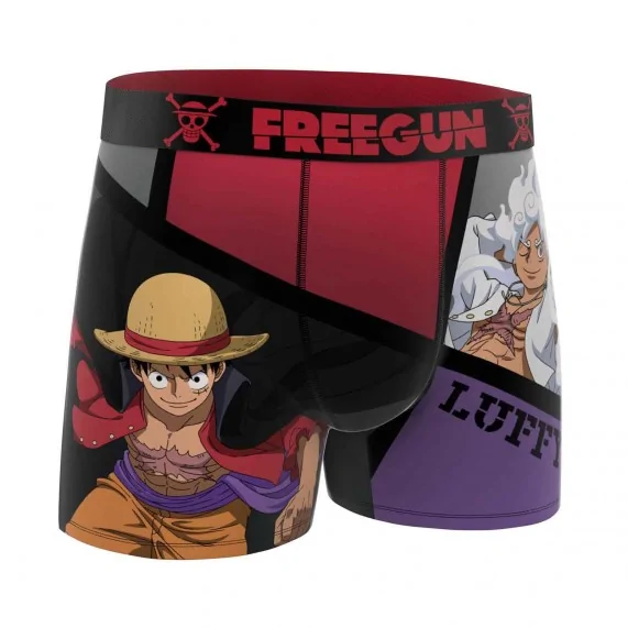 Lot de 3 Boxers Garçon Microfibre "One Piece" (Lot boxers Garçon) Freegun chez FrenchMarket