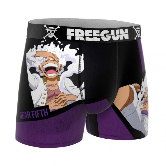 Lot de 3 Boxers Garçon Microfibre "One Piece" (Lot boxers Garçon) Freegun chez FrenchMarket