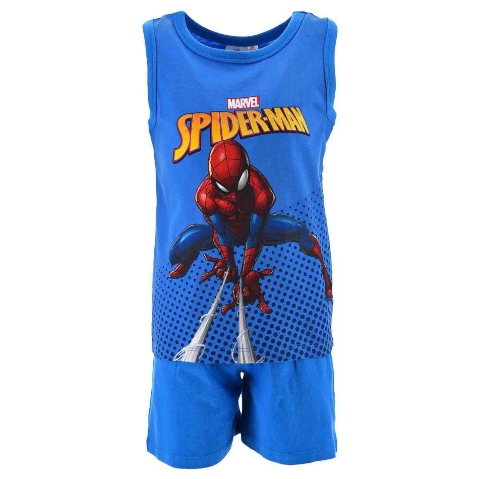 Buy Boy Spider-Man Pyjamas | Tank Top + Shorts | 3-8 år