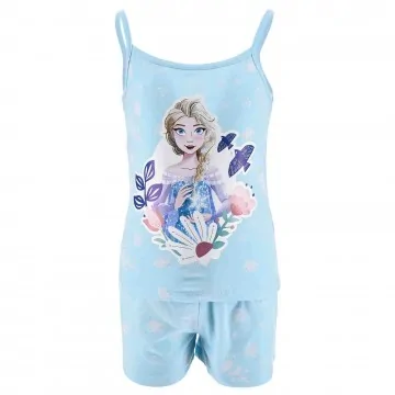Snow Queen" Korte pyjama voor meisjes Katoenen tanktop (Ensemble de Pyjama) French Market chez FrenchMarket